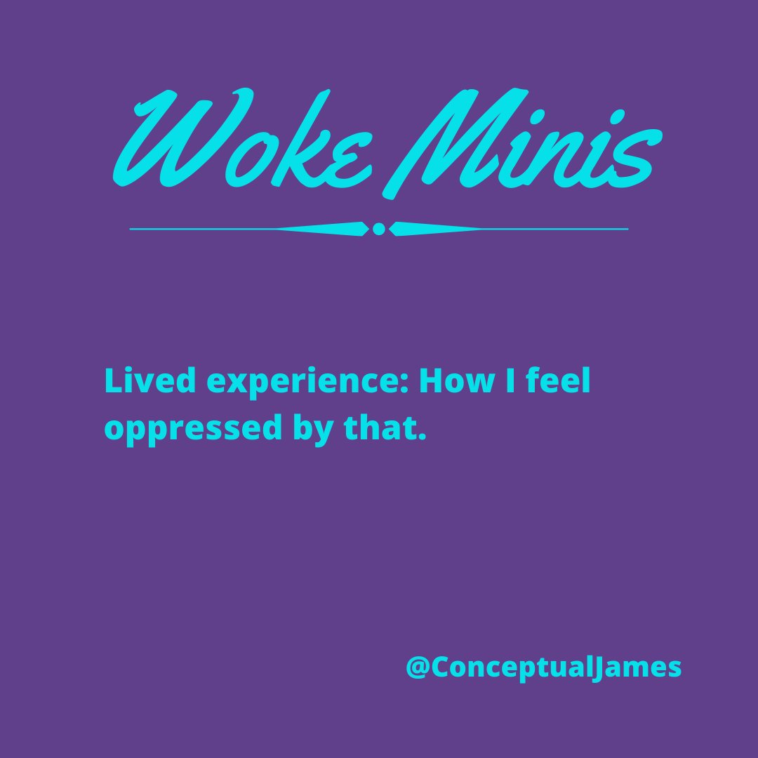  #WokeMinis  #LivedExperience  #icantbreathe