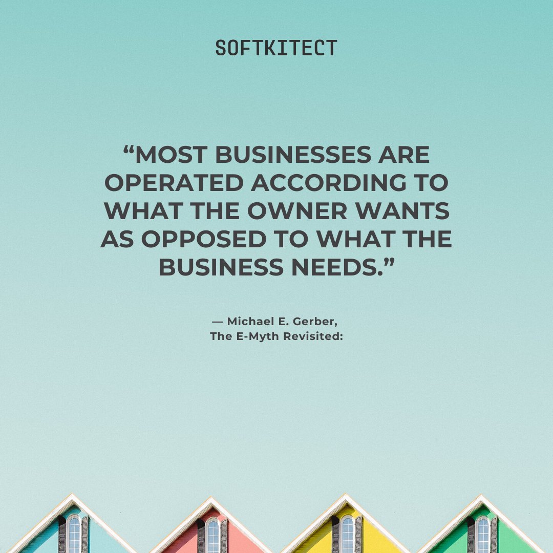Softkitect's tweet photo. #BusinessTransformation 💛
Thank you #MichaelGerber for the #mondayinspiration
#book: the e-myth revisited
#businessowners #Entrepreneurship #onlinebusiness #negocios #Emprendedores #FelizLunes https://t.co/TE6a60HPSf