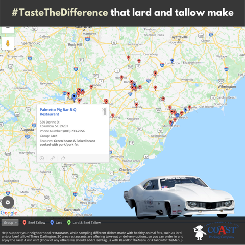 As ‘Carolina Showdown’ Rolls into Darlington, S.C., <a href="/CoastPackingCo/">Coast Packing Co.</a> Hits the Strip – and Serves Up ‘Take-out or Delivery’ #FatMap843 tinyurl.com/PDRA-CarolinaS…