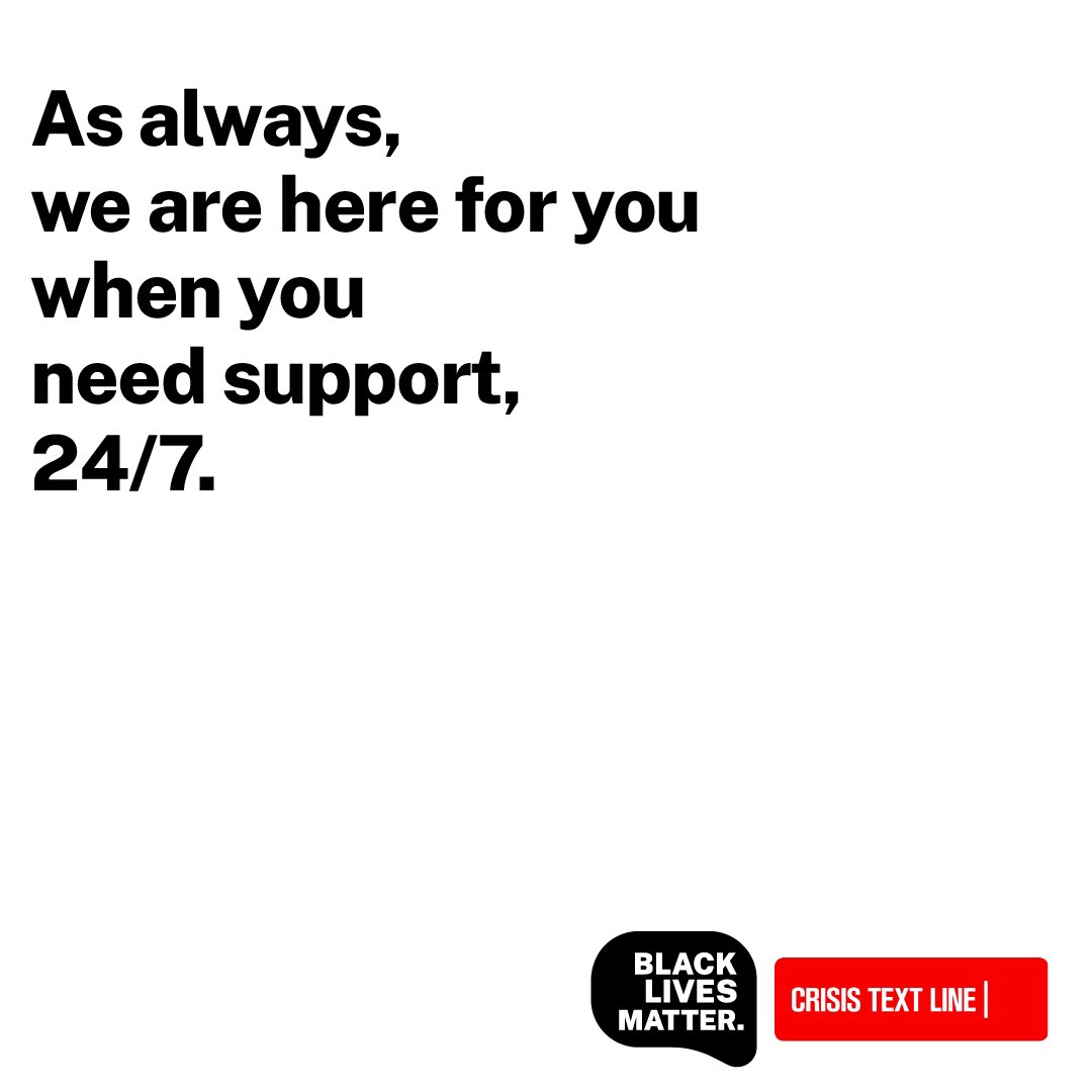 Crisis Text Line tweet media