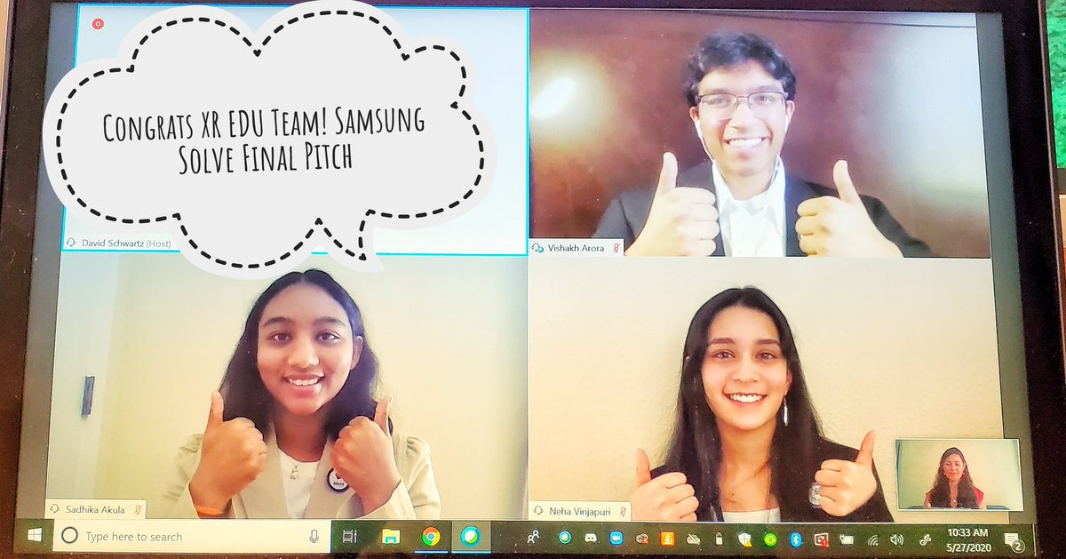 CONGRATS TO XR EDU club &amp; their teacher Azine Davoudzadeh <a href="/azined/">azined</a> National Champions in #SamsungSolve contest earning <a href="/DVHSWildcats/">DVHSWildcats</a> $100,000 in technology for their fire prevention device! <a href="/srvedtech/">San Ramon Technology</a> <a href="/srvef_Imagineer/">SRVEF Imagineering</a> <a href="/SRVUSD1/">SRVUSD</a> <a href="/LibraryDVHS/">DVHS Library </a>