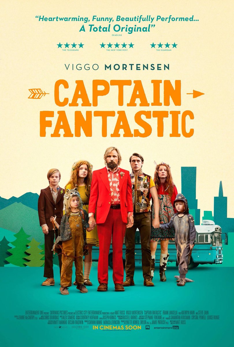 Captain Fantastic (2016)A weird movie, but an enjoyable watch with some surprisingly dark moments!