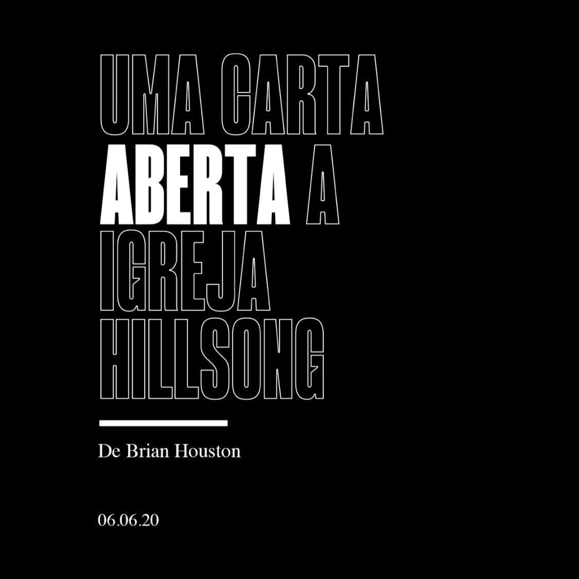 HillsongSPaulo's tweet photo. Uma declaração de nosso pastor global @BrianCHouston para toda nossa igreja: https://t.co/6VlquVWcLQ https://t.co/lqDMpnvA8l