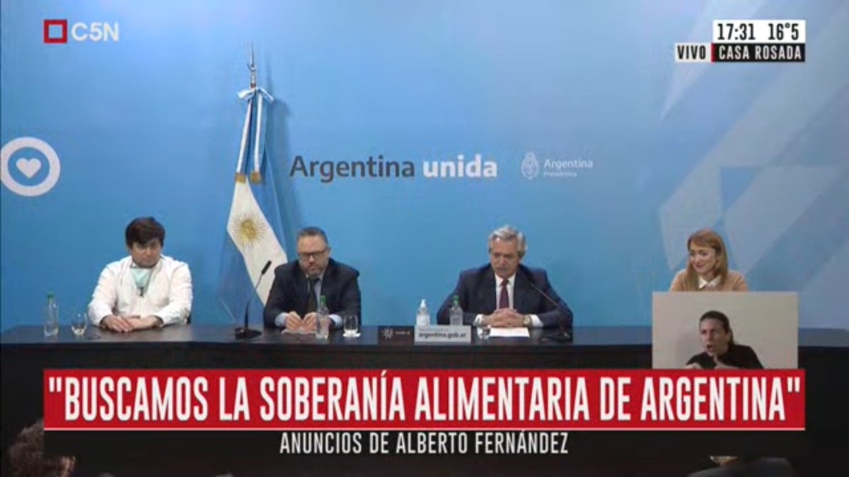 Manifestamos nuestro respaldo al Gobierno ante el anuncio del envío de una ley al Congreso para la expropiación de la cerealera Vicentín, entidad que, luego de hacer negociados a costa del Estado con Macri, será puesta al servicio del pueblo y en busca de la soberanía alimentaria