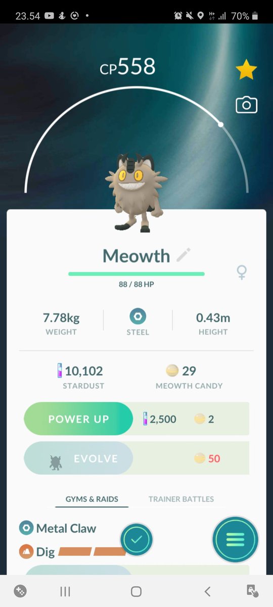 rainbowcos2's tweet photo. Yaay my first Galarian Meowth π€©
#PoGO #galarianforms #eggshatching https://t.co/Lshsjt2HGv