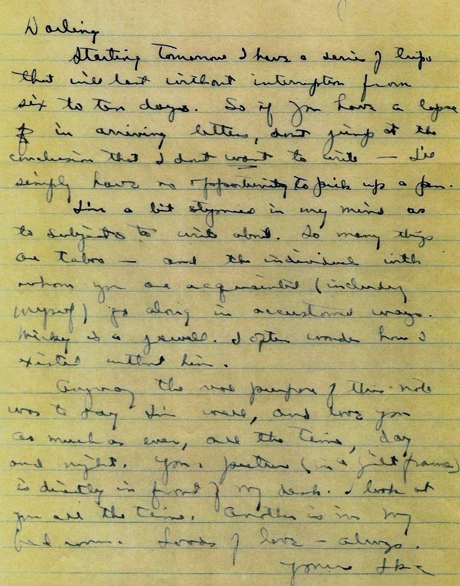 BeschlossDC's tweet photo. Preserving the secret of the forthcoming invasion before D-Day 1944, Eisenhower writes Mamie that if she doesn’t hear from him “for six to ten days…don’t jump at the conclusion that I don’t want to write…. I’ll simply have no opportunity to pick up a pen”: https://t.co/3Wx6T4RMTQ