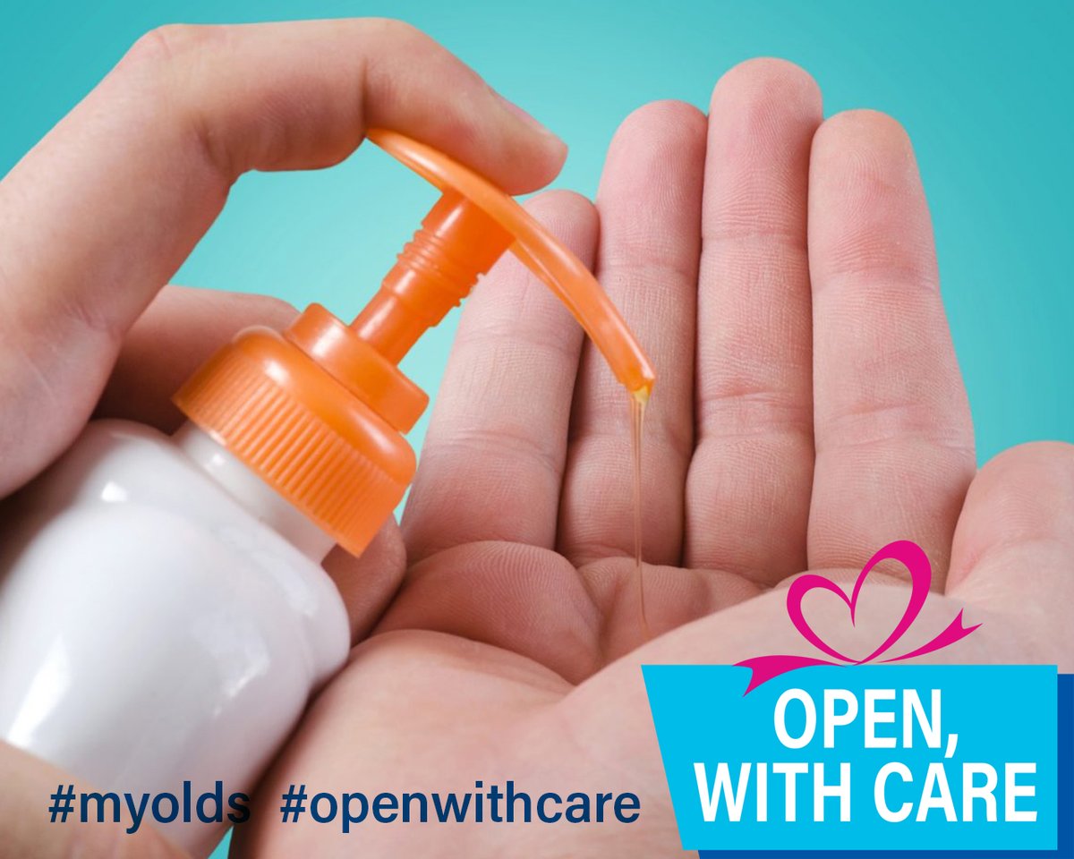 As you shop in town, appreciate the extra steps taken to ensure your well-being. Provision of hand sanitizer is now common. Where have you noticed local businesses going the extra mile for you? #myolds #openinolds #openwithcare