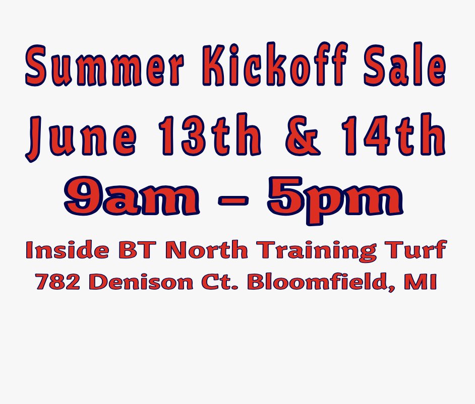 StinsonMellor's tweet photo. The annual summer kick off sale is this weekend.  Heads, shafts, protective &amp; plenty of shorts, tees &amp; hoodies. https://t.co/1uNXcKZ7Tf