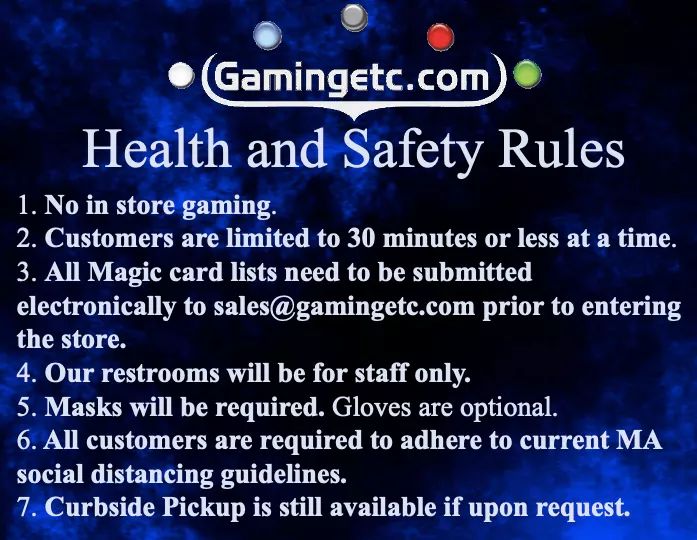 We're open come stop by anytime during the week from 12-7 or 12-6 on weekends! Stay safe everyone and see you soon.