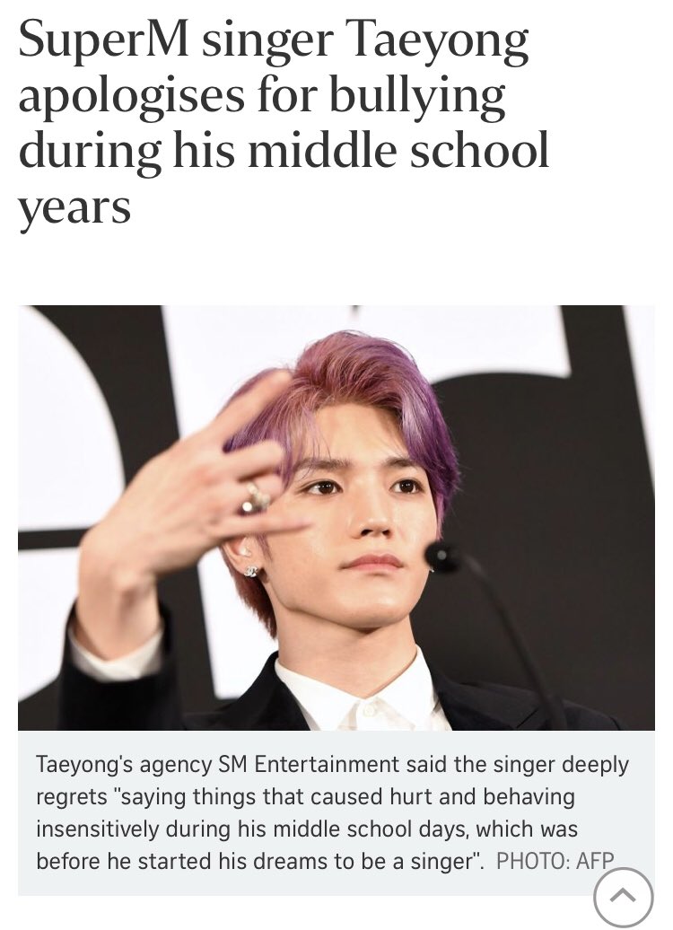 NCT taeyong bullied people and was a homophobe, yikes