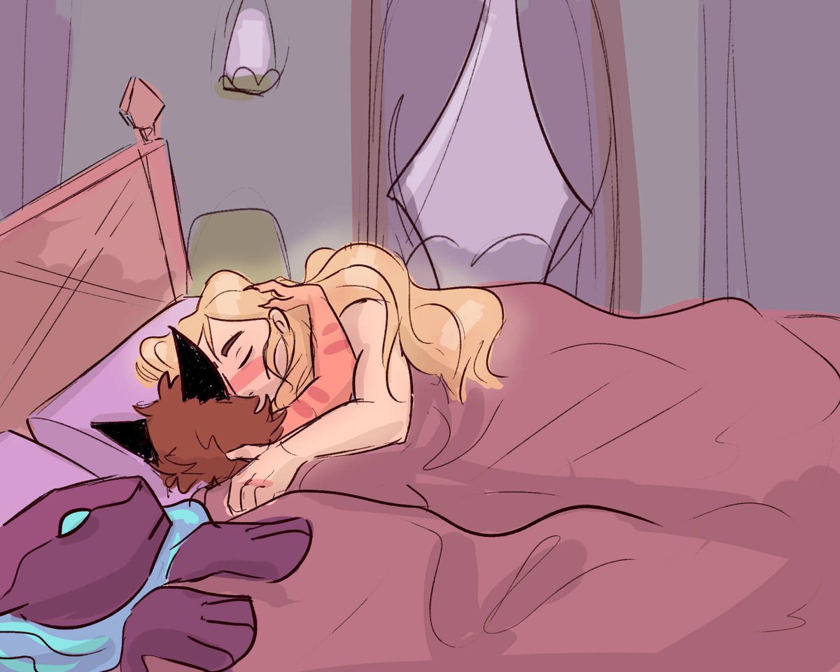 just me, my best friend, and her 8ft tall ancient warrior girlfriend