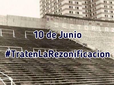 UrsoJacobo's tweet photo. Este miércoles 10/6 se reúne la Comisión de Planeamiento Urbano a las 12hs, Como hinchas de San Lorenzo movilizados, sumate desde las 8hs con
#TratenLaRezonificacion para los Legisladores de la comisión.
Vamos con todo !!! https://t.co/DwqMQtQFzu