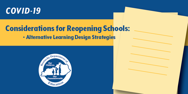 KyDeptofEd's tweet photo. NEW: The @KyDeptofEd released guidance June 8 that explores a variety of learning and instruction models for districts to consider that prioritize safety during the pandemic, along with learning progression ➡️ https://t.co/Ie643RZi1m #KyEd #TeamKDE https://t.co/Gd776P96Z1