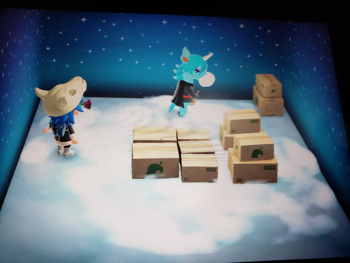 ShadowsVixey's tweet photo. Julian is in boxes. Need him gone in the next hour. Looking for nmts. Best offer in 30 mins gets him. If I don't get a response I'll go down the list.

#acnh​ #acnhvillagertrade #acnhvillagertrading #animalcrossing​ #ac #NewHorizons #AnimalCrossingNewHorizons​ #villagertrades https://t.co/U8bqg5g3EF