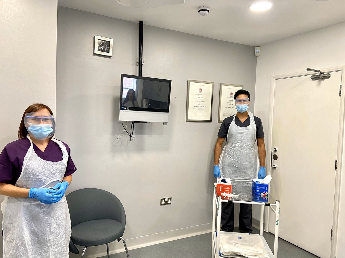 c_w_smiles's tweet photo. We’ve been hard at work supporting staff training, enhancing our protocols and implementing additional PPE measures. 
A thank you to our dedicated dental team #derby #dentist #dentalteam https://t.co/8OGY46NF62