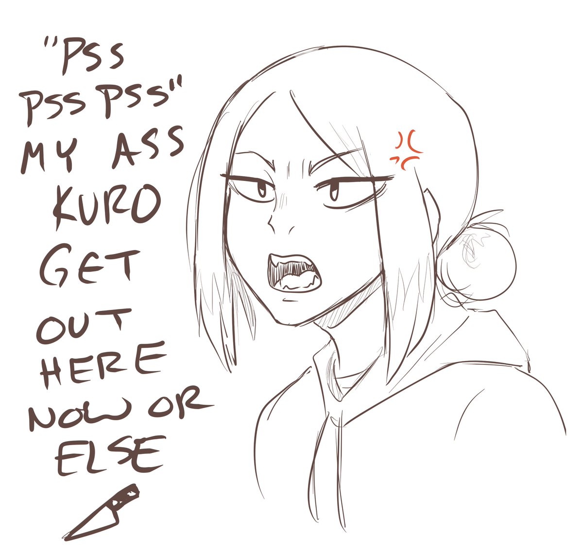 Lunch doodle reflecting the sentiments of my timeline rn 