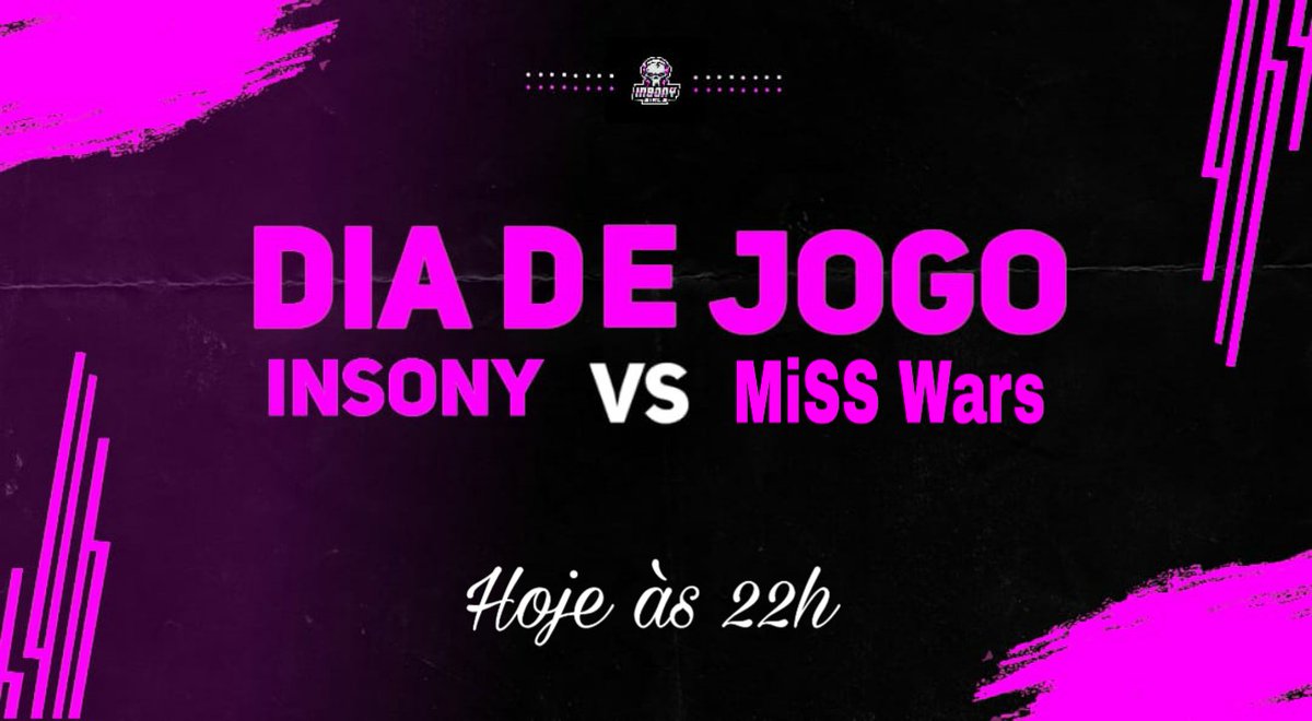 [League]🏆
🥳🥳🥳Eeee mais um joguinho da <a href="/LeagueClas/">Jeaziel fernandes</a> , vamos em busca de +1 Vitória, hoje o jogo é com o time feminino do 
<a href="/MissWars/">MiSS Wars</a>👚 vs <a href="/insonygirls/">INSONY Girls💜💀 INSANAS FEM</a>👚

<a href="/OnMarock/">Marock</a> irá transmitir e narrar 🤩 acompanhe a Live às 22h 🤩🎮
twitch.tv/marocks2
#GoiNS 💀👠