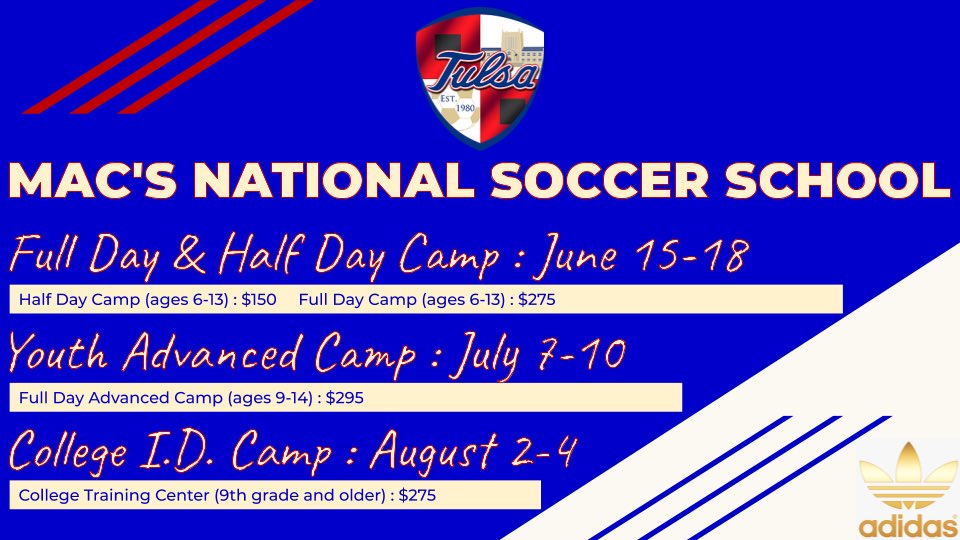 Three camp options this summer, updated from the NCAA dead period extension. #ReignCane #SoccerCamp #IDCamp