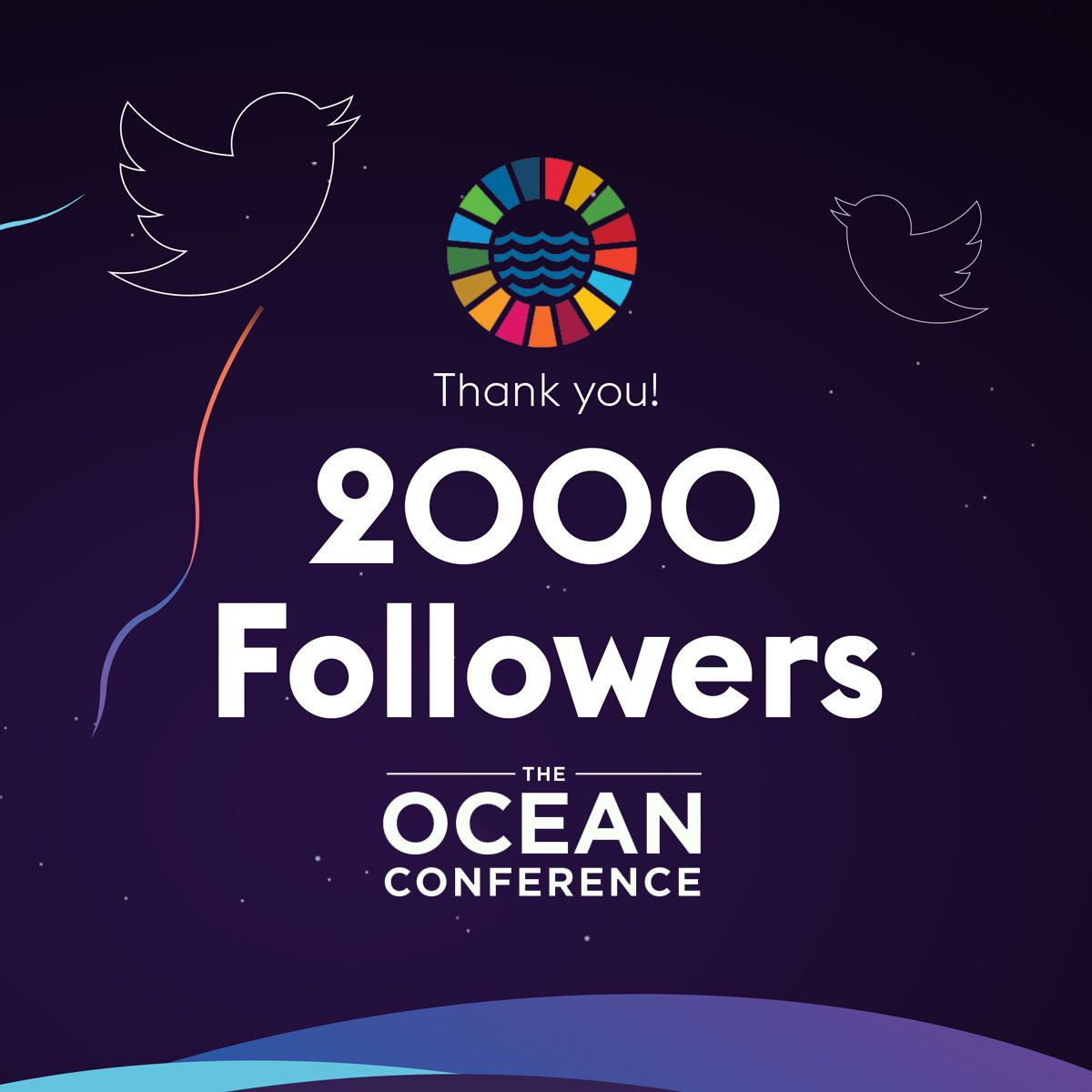 On #WorldOceansDay, We've just hit 2000 followers!
Thank you to each & every one of you for your support to #OurOceans 🌏 here's to many more milestones in the future!
