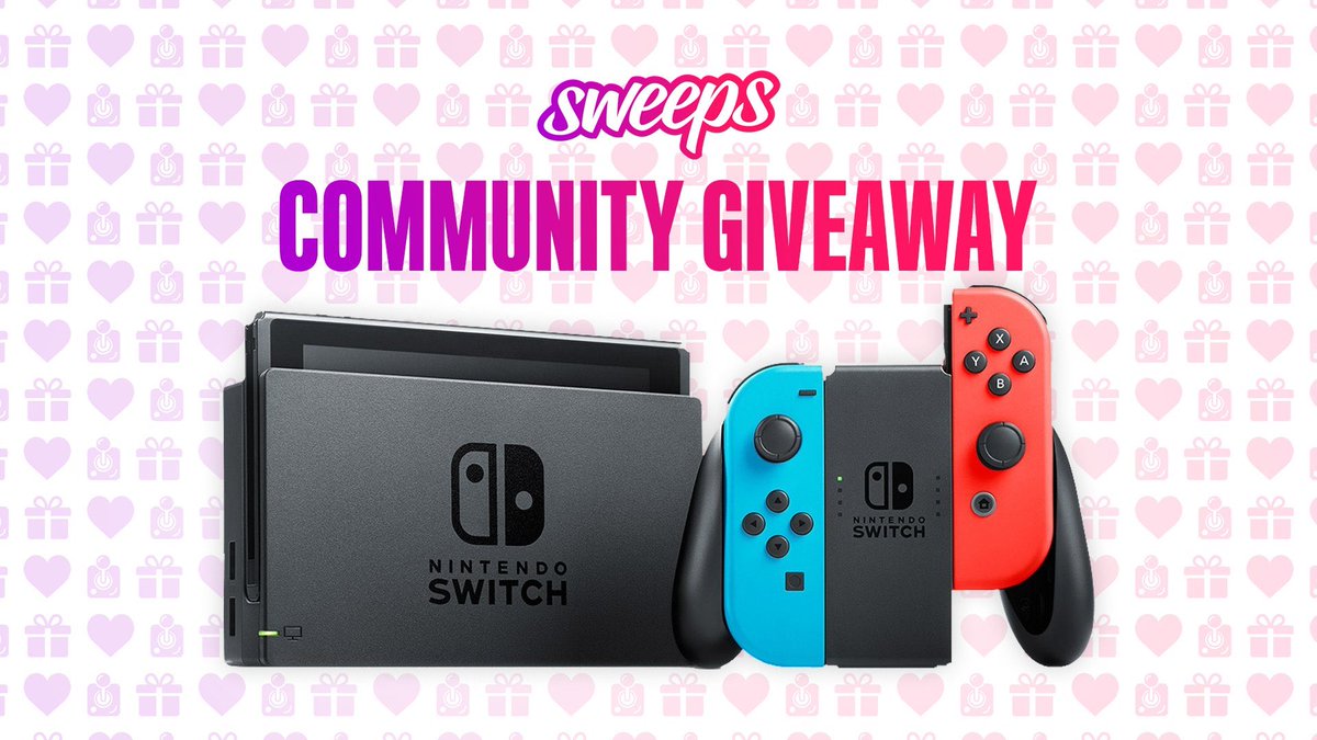 We're excited to announce this Nintendo Switch giveaway! To enter: 🔗 Click here: sweeps.gift/KnngK Bonus entries: 👥 Tag a friend 💬 Reply to this tweet 💞 Retweet and like this tweet 👉 Follow @Sweepsgg