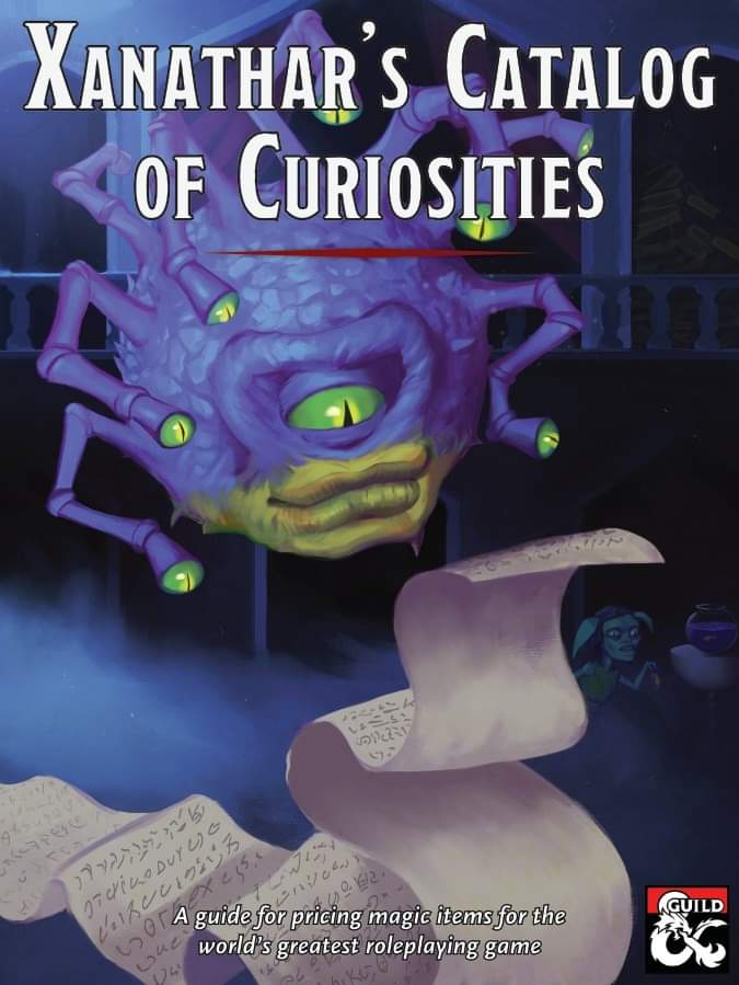 StratosF8's tweet photo. I was working really late tonight putting the final touches on the layout of Xanathar's Catalog of Curiosities.

It's coming at the @dms_guild really soon!

#DnD #dnd5e #ttrpg #DMsGuild https://t.co/ypTPmZyMxA