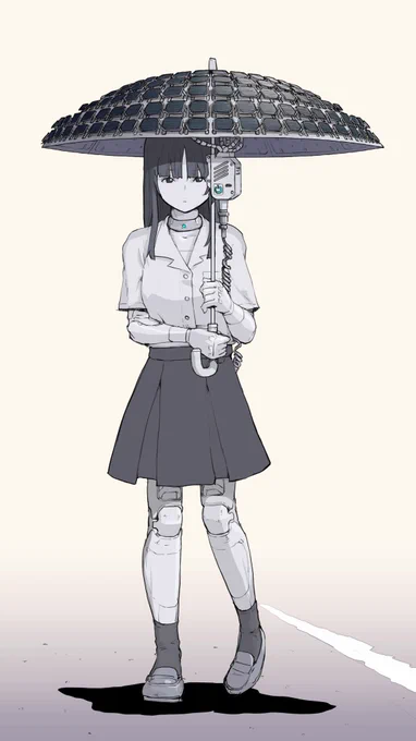 戦闘用は無いです #エアメカ少女描き100人展 