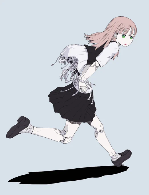戦闘用は無いです #エアメカ少女描き100人展 