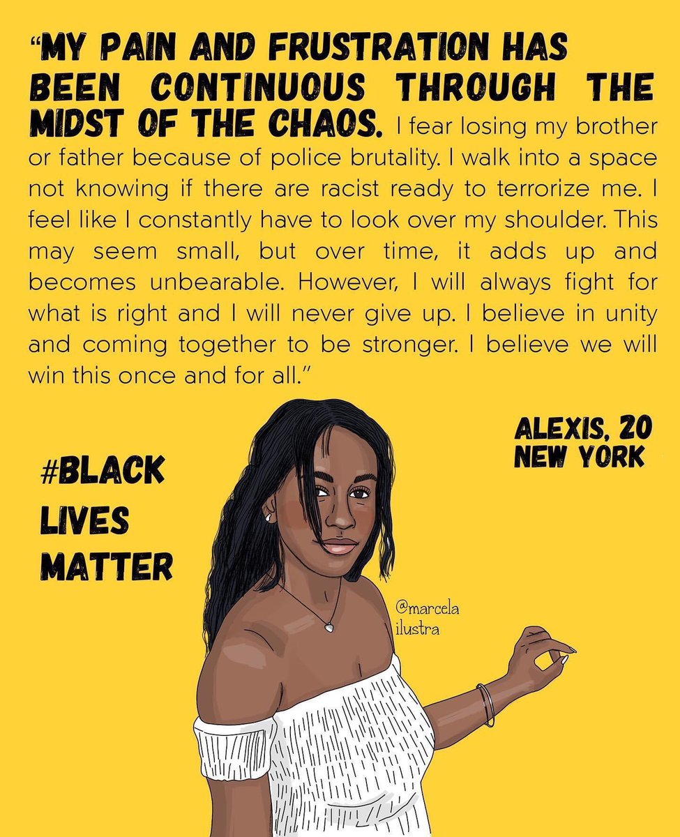 marcelailustra's tweet photo. I'm gathering testimonials from Brazilian and American followers about racism on my instagram 🤍 Please support them! #blacklivesmatter #VidasNegrasImportam https://t.co/LbTMNcPZYp