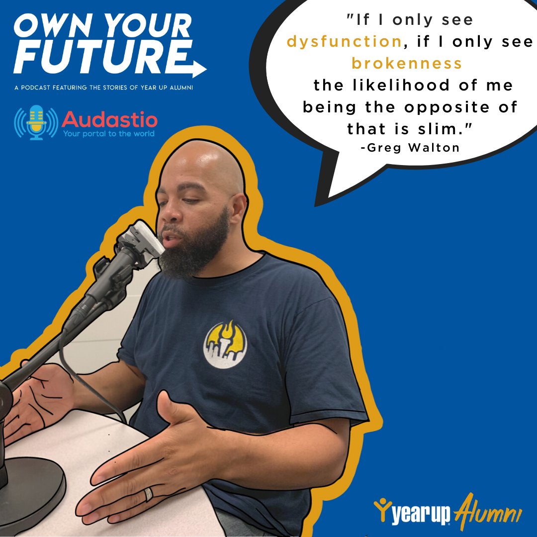 yearupalumni's tweet photo. Stay tuned for a new episode of Own Your Future βRiding Out the Rollercoaster,β hosted by Alisha Cox featuring Greg Walton!
Too excited to wait? No worries, visit https://t.co/8zF3Q4p8KM to catch up on old episodes.
#yearup #yearupalumni #ownyourfuturepodcast #ownyourfuture https://t.co/Pu3Dz1JIMa