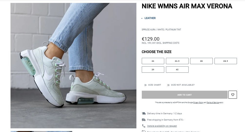 nike air max verona spruce aura