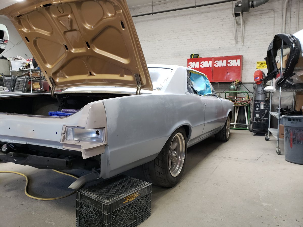 motormouthradio's tweet photo. When the jams have color, we know we're getting closer to seeing paint on the #Project65GTO Then the nerves can really start to frazzle! https://t.co/74xMLHDX46