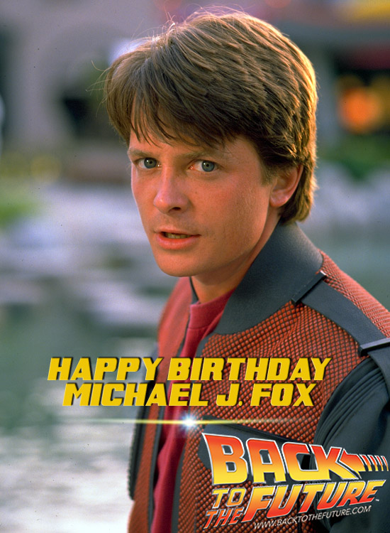 Back to the Future™ en Twitter: "Happy Birthday wishes today to  @RealMikeFox! #MartyMcFly #BacktotheFuture35 #BTTF35  https://t.co/t1UbljVho9… "