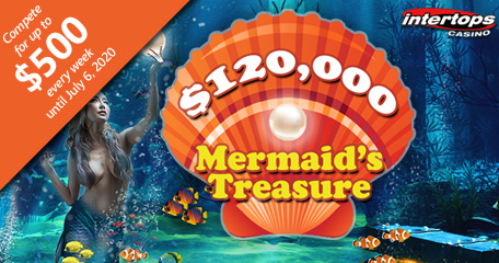 LyceumMedia's tweet photo. $30,000 in weekly prizes are up for grabs during @IntertopsCasino's '$120,000 Mermaid’s Treasure Contest'!
🧜🧜♂️🧜♀️
Top weekly individual prizes are as much as $500 each!
#MermaidsTreasureContest #BONUS #BonusContest #OnlineSlots #onlinecasino #CasinoBonusContest #casinobonus https://t.co/DUREAmPHej