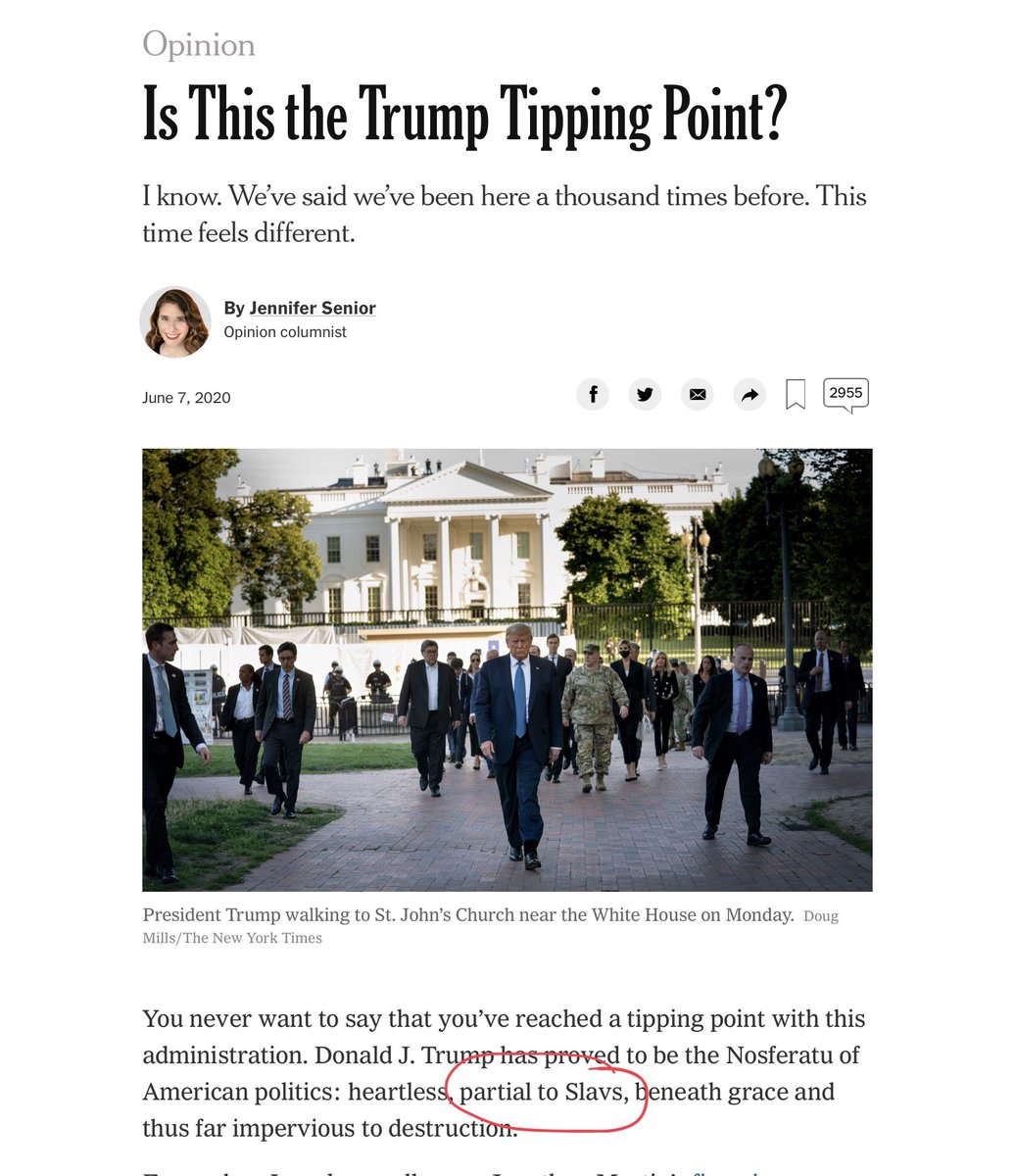 Now that the <a href="/nytimes/">The New York Times</a> op-ed section is 100% anti-racist it’s gonna stop...[ checks Jennifer Senior’s racist notes ]...oh, no it’s not. 

Sorry, Slavs. Being you is still bad.