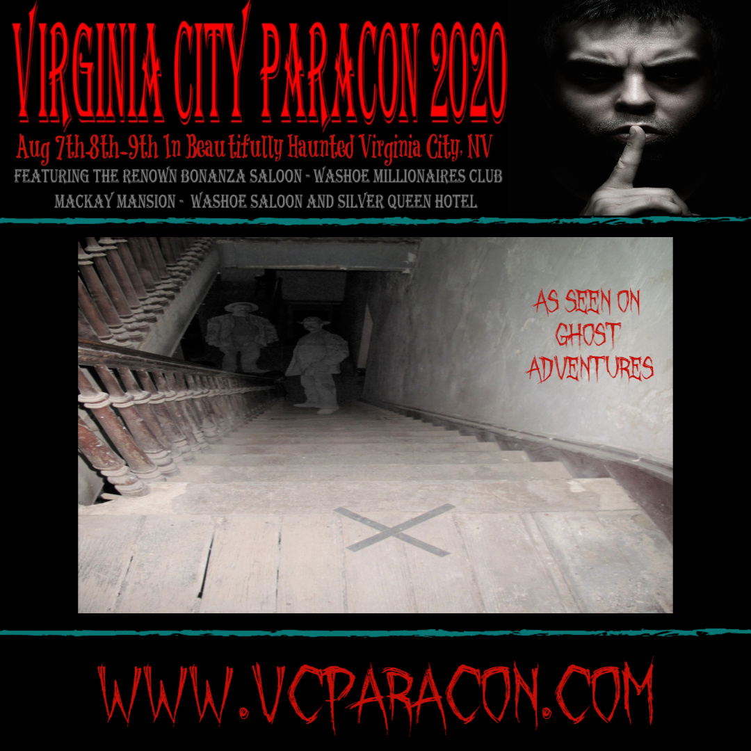DMC_PI's tweet photo. You just saw the "Ghost Adventurers" episode "Beneath the Bonanza Saloon" Who's ready to experience it for themselves and get your Virginia City, NV fix on?? How about the 10th Annual Virginia City ParaCon 2020 ~ Aug 7th~8th~9th..

https://t.co/lpX1QFf9GW https://t.co/DFWqxHuAmu