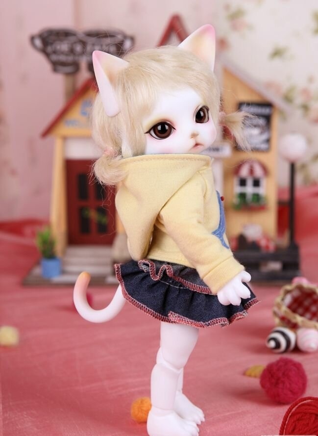 анимешная кукла котик. красивые барби. куклы пуллип монстр хай.