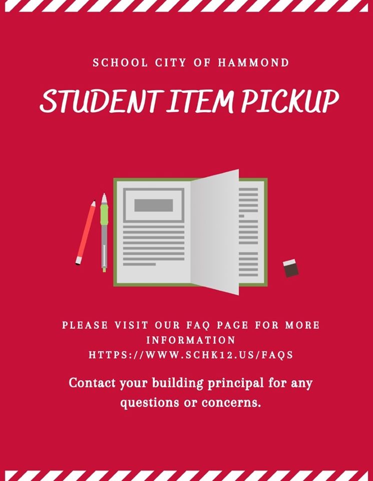 Oliverpmorton's tweet photo. Don't forget about our student item pick up tomorrow! If your student is in Head Start, Kindergarten, or 1st grade you may pick up their belongings at door A from 9:30 a.m. until 1:30 p.m. #schk12  #15k https://t.co/2jo3eiihRO