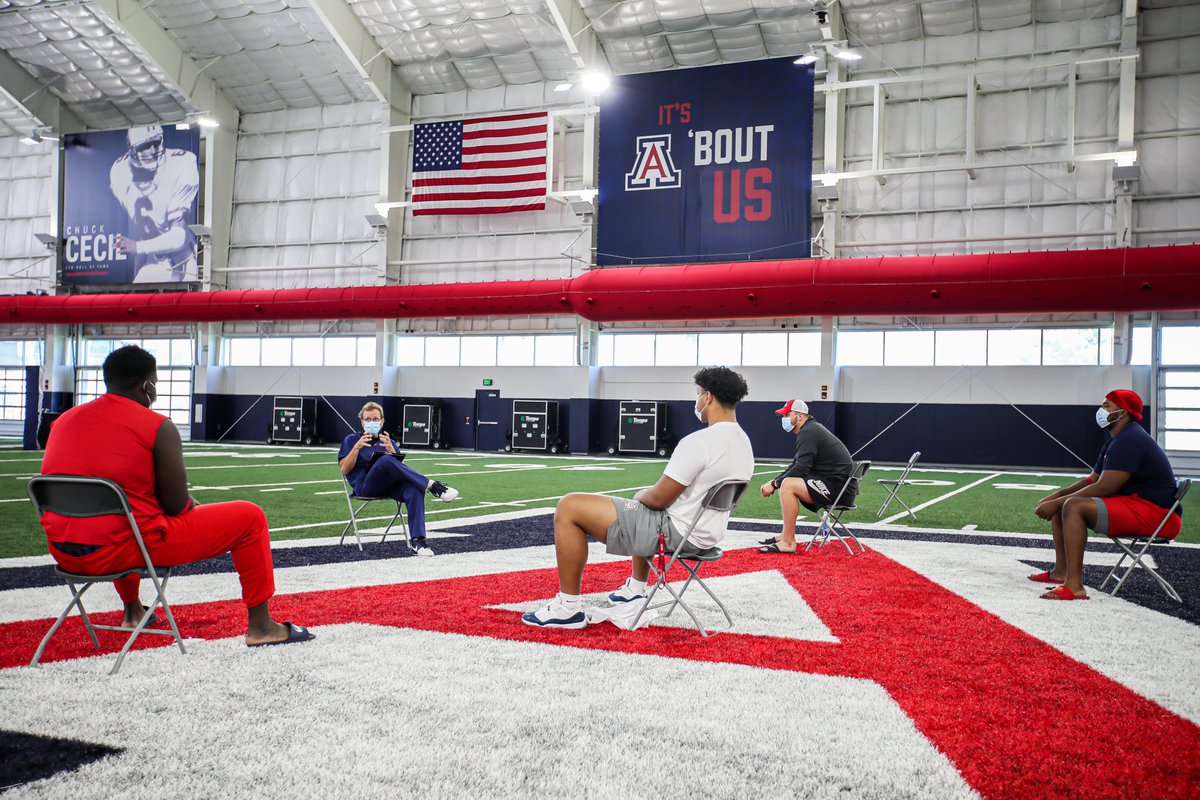 ArizonaFBall's tweet photo. First step of the process! ✅

🅰️ #OneArizona | #BuildingTheA https://t.co/MFK8RhlEvK
