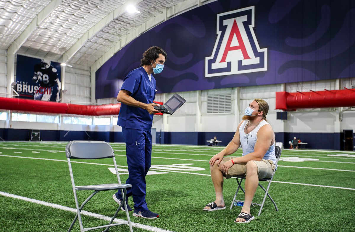 ArizonaFBall's tweet photo. First step of the process! ✅

🅰️ #OneArizona | #BuildingTheA https://t.co/MFK8RhlEvK
