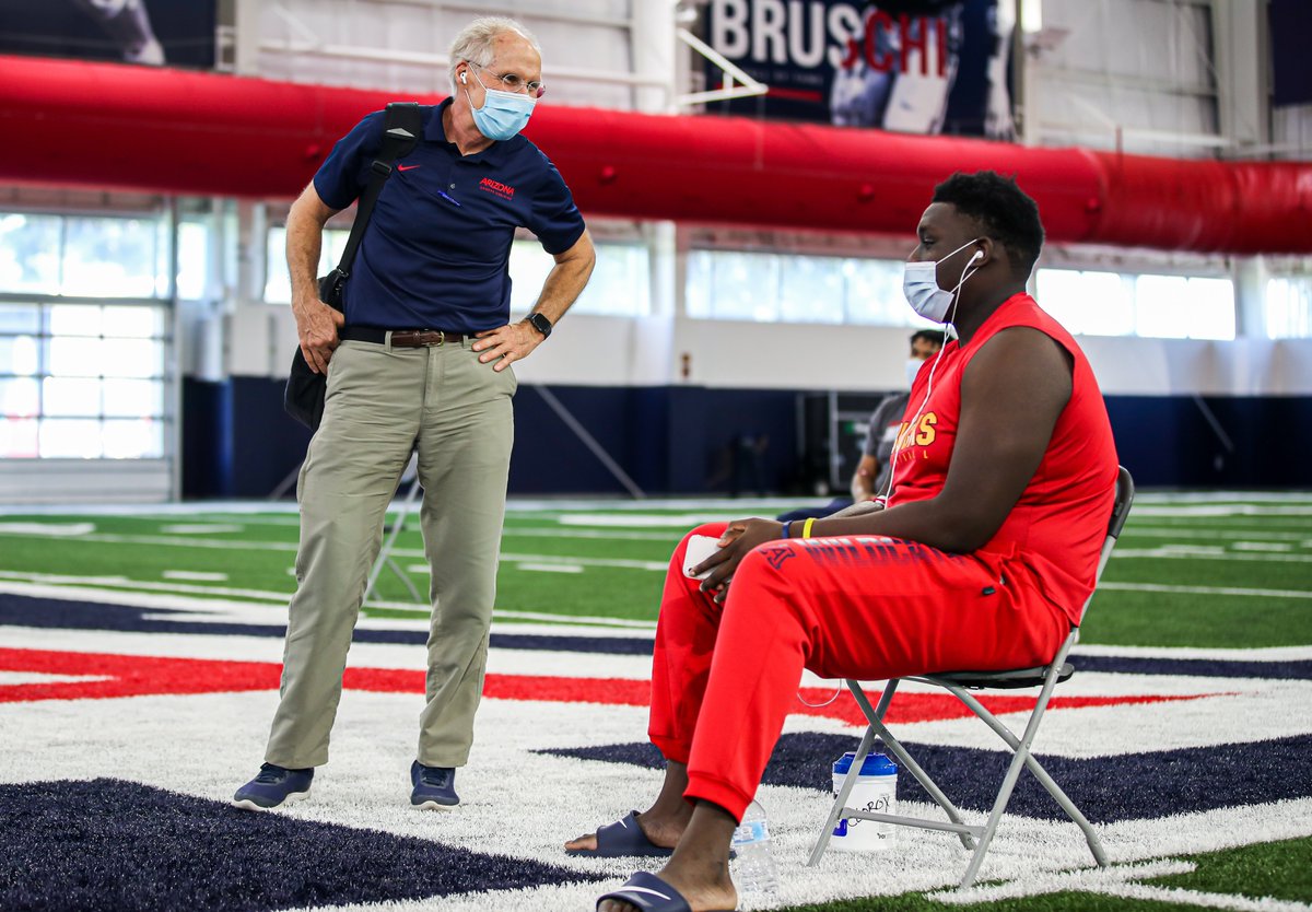 ArizonaFBall's tweet photo. First step of the process! ✅

🅰️ #OneArizona | #BuildingTheA https://t.co/MFK8RhlEvK