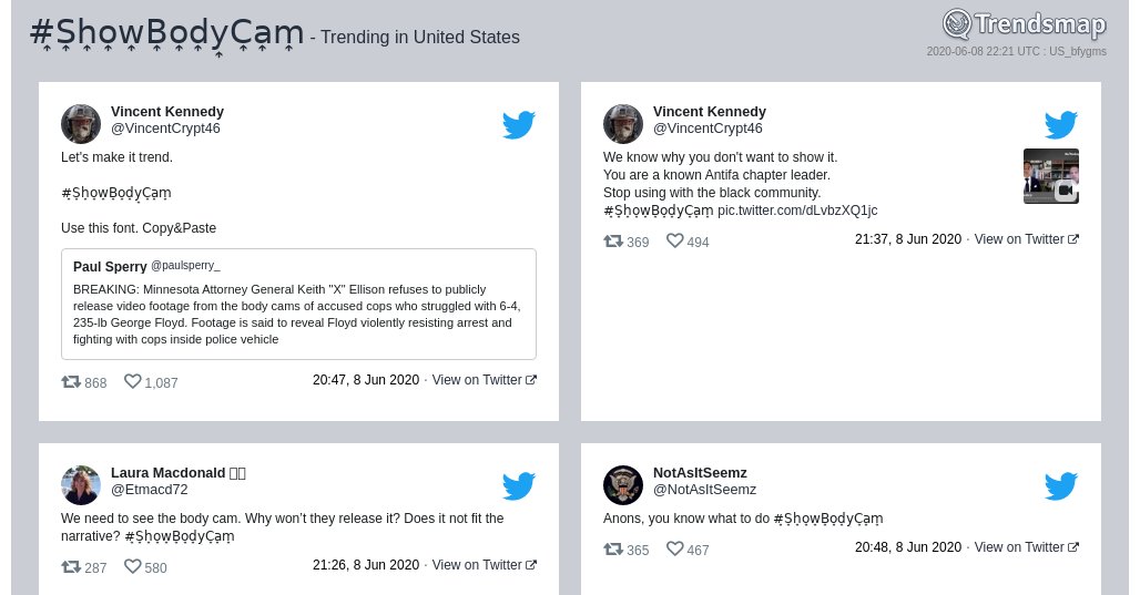 Trendsmap USA tweet media