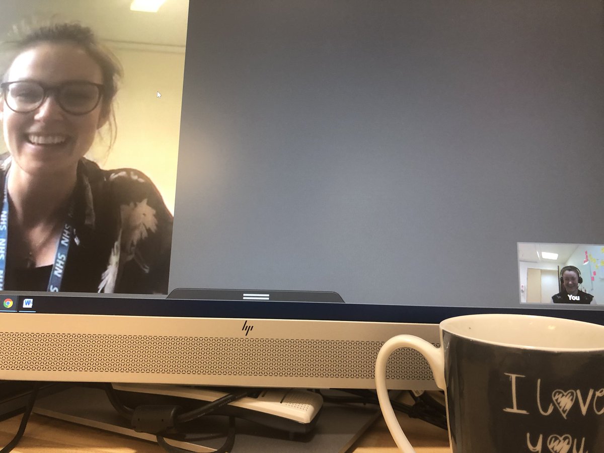 thecfphysio's tweet photo. Today’s #VirtualBrew was with the lovely @EmmaLeePhysio. Keeping connected with colleagues in my wider team is so important. https://t.co/6hqJwwS8iz