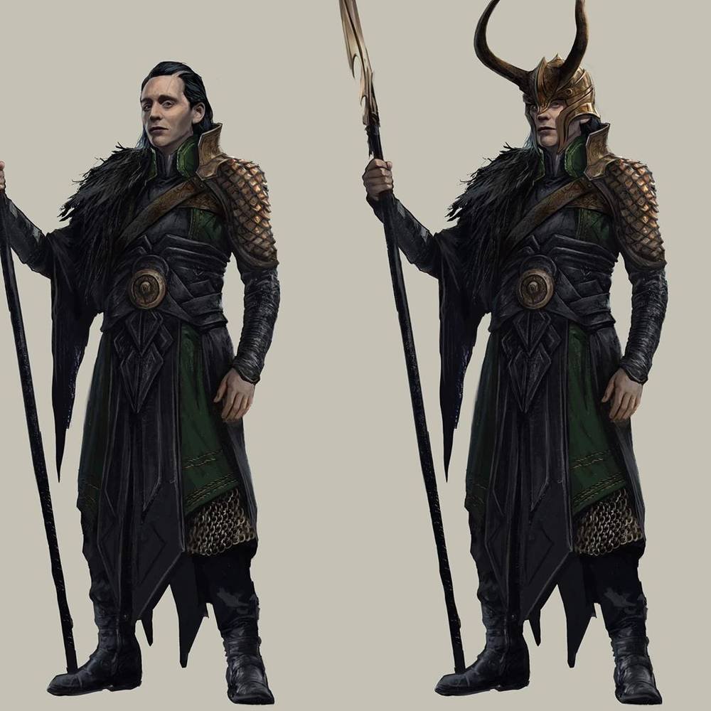 nacaomarvell's tweet photo. O artista Alexis Briclot, revelou em seu instagran artes conceituais do Loki com um traje de guerra para "THOR: RAGNAROK". https://t.co/bJFdjLOOr2
