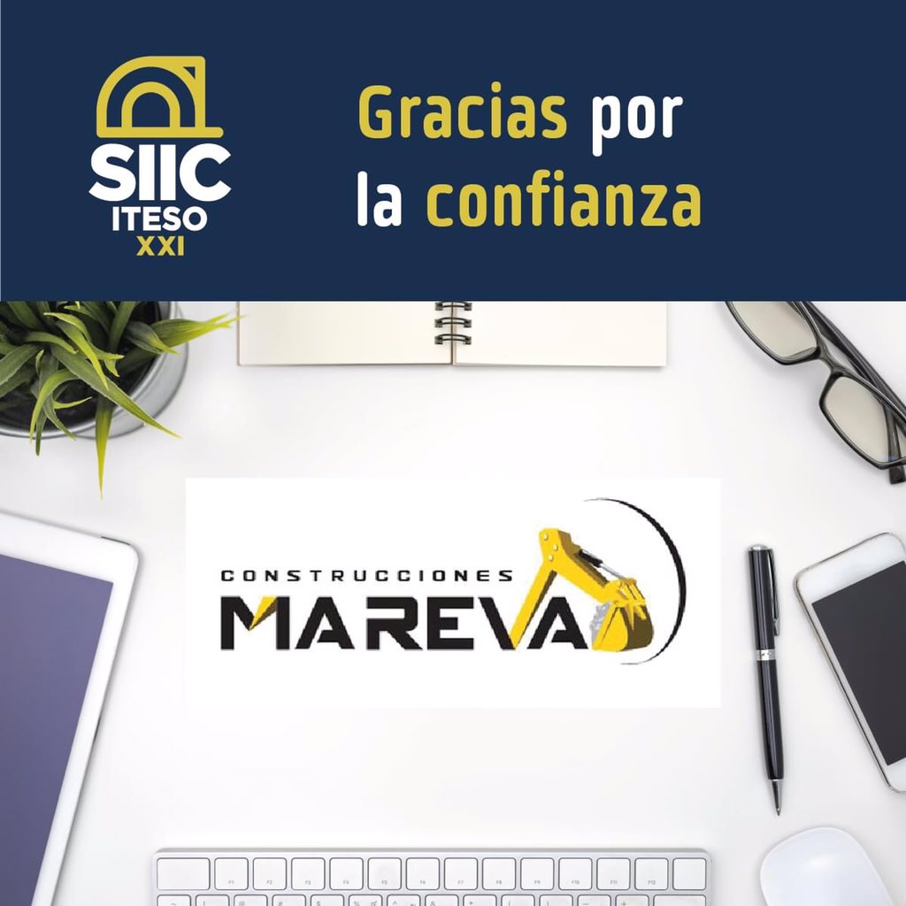siic_iteso's tweet photo. Agradecemos la confianza de Constuciones Mareva por apoyarnos en el SIIC XXI. #siiciteso #aquinadietruena #sintinoestoy

Mareva es una empresa Constructora 100% Mexicana enfocada al ramo de Movimiento de Tierras a cualquier escala y a la realización de Trabajos de Urbanización. https://t.co/gsl4b6A5wj