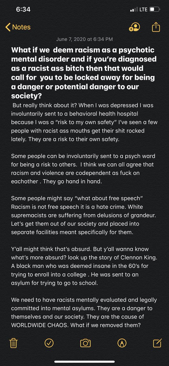 itsnihilo's tweet photo. The only people threatened by this are the people that feel they are superior to others.  White Supremacy is a virus and the Earth is finally healing itself from them. PUSH THEM OUT OF OUR SOCIETY. This is the time to do away with the hatred. Let our world heal. #BlackLivesMatter https://t.co/3qKUZbh6Wx