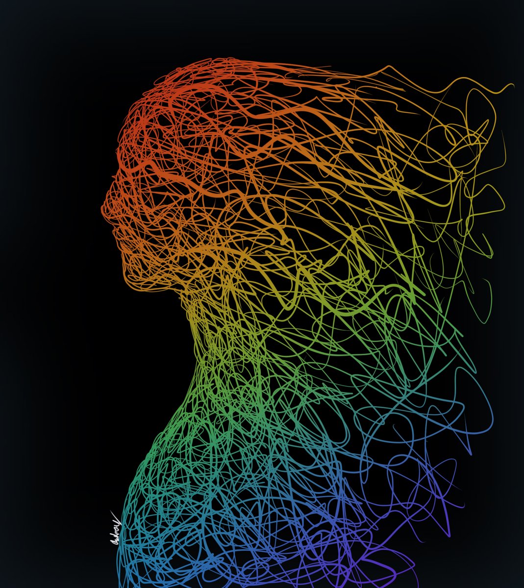 bunnums's tweet photo. Digital art created by my 11 year old daughter in honor of #pridemonth. Posted with her permission. @bostonpride https://t.co/OuwPgLSuJO