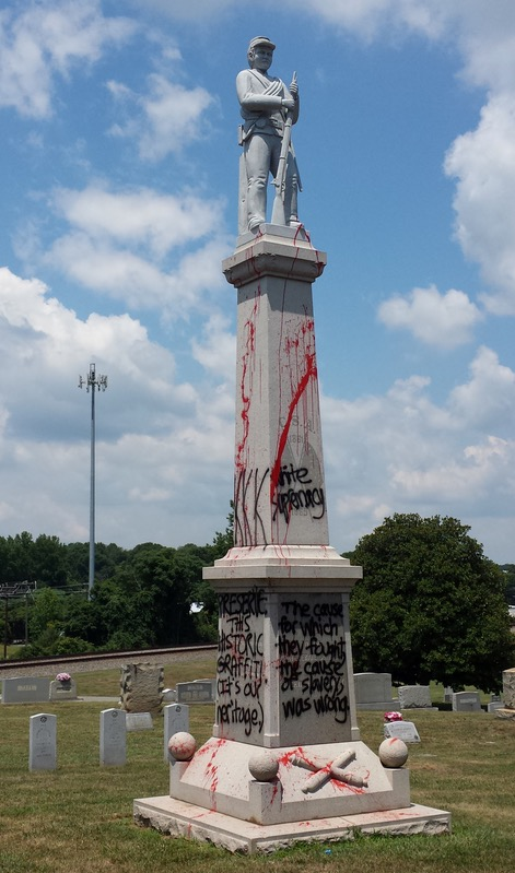 doctorow's tweet photo. compilation of defaced racist monuments feel free to add more! https://t.co/Xp4oIRij4W https://t.co/4TQ40RB60D
