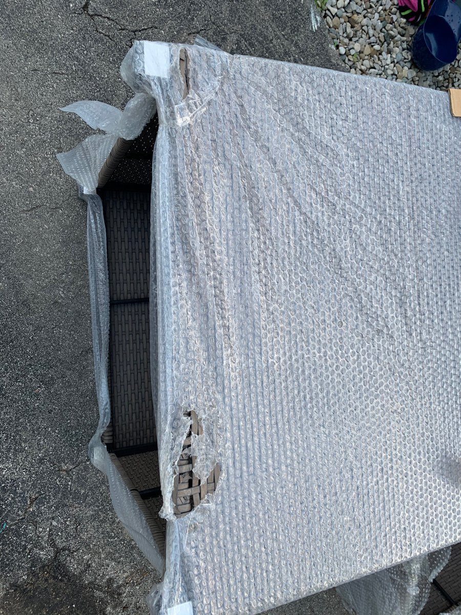 legendsdie33's tweet photo. @HomeDepotCanada Mother’s Day is ruined. My wife has been wanting an outdoor patio set for years and this is what we get .We called , we weren’t compensated or offered another set or a reduced price or anything, and this set is sold out as are most others.  Super disappointed. https://t.co/UqAfNxflfT