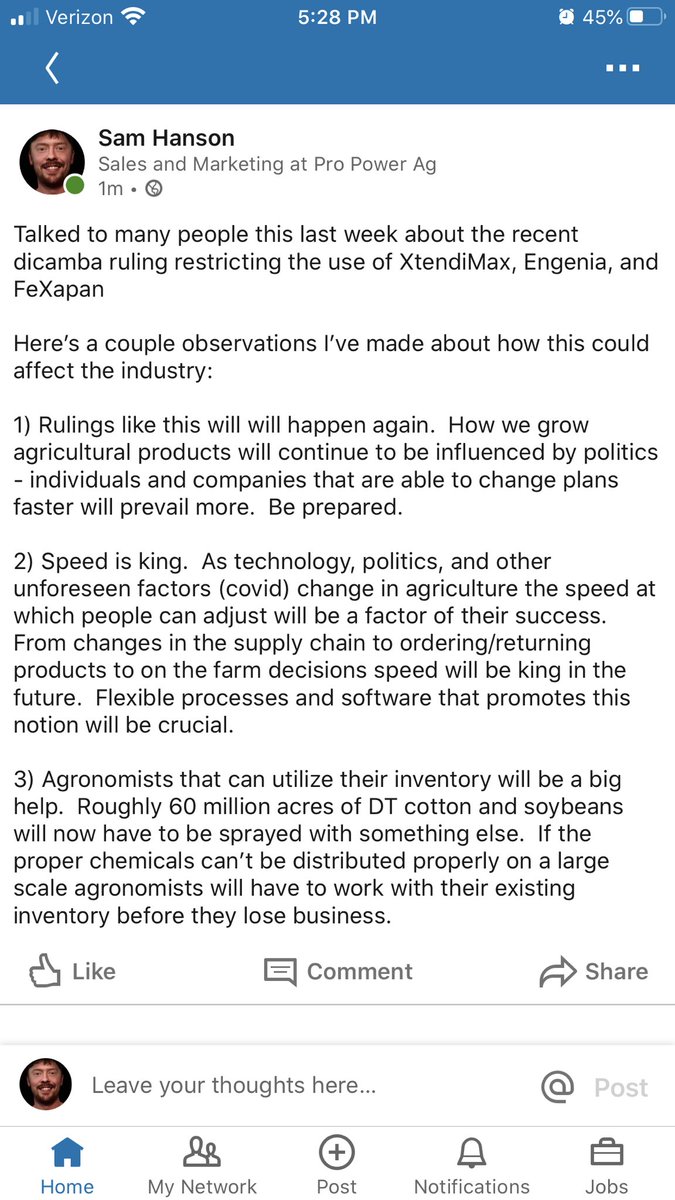 #AgTwitter #dicamba