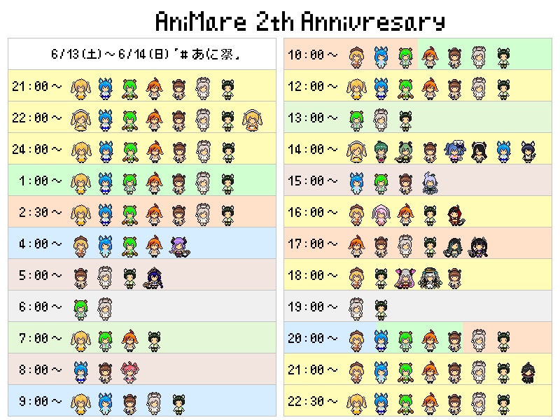 自作ドット絵作品 Min T ミント 自作ドット絵作品 Min T ミント